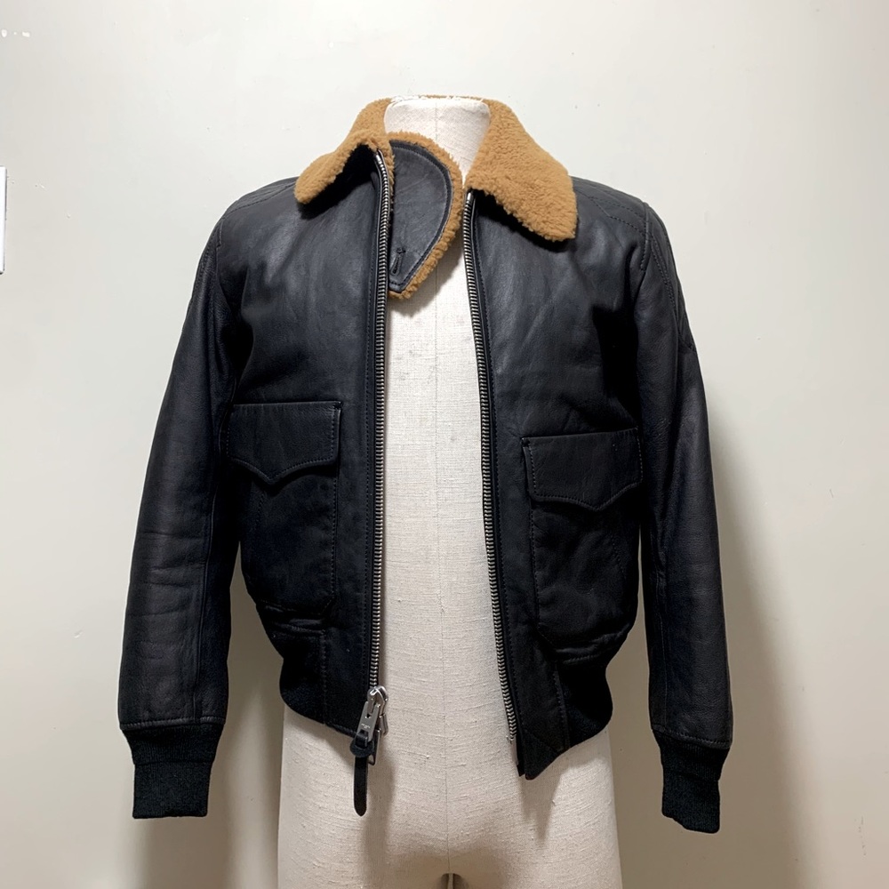 Men’s Coach Leather Bomber. Size 44 UK NWT